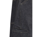 Lemaire Blue Cotton Straight-Leg Jeans