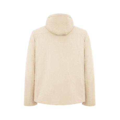 Suns White Polyester Jackets & Coat