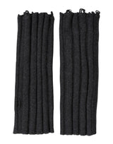 Dolce & Gabbana Black Virgin Wool Knitted Fingerless Gloves