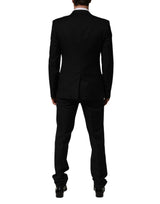 Dolce & Gabbana Black 2 Buttons Jacket Formal 2 Piece Suit