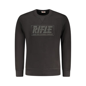 Rifle Black Cotton Men Sweatshirt