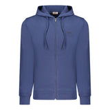 Rifle Blue Cotton Men's Hoodie