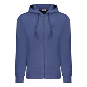 Rifle Blue Cotton Men's Hoodie