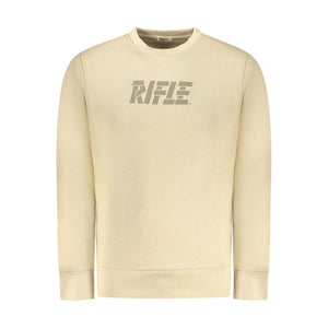 Rifle Beige Cotton Men Sweatshirt