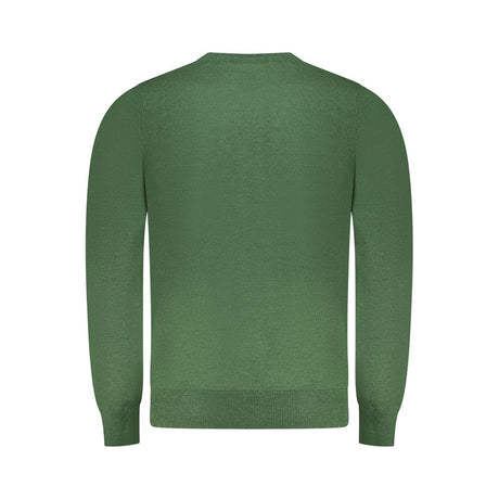 Rifle Green Wool Men Sweater