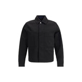 Stone Island Black Cotton Coat