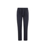 Herno Blue Wool Casual Pants
