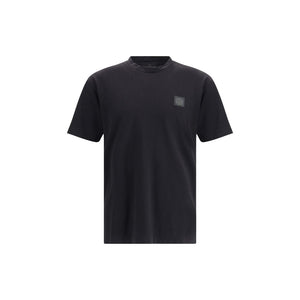 Stone Island Black Cotton T-Shirt