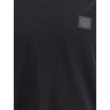 Stone Island Black Cotton T-Shirt
