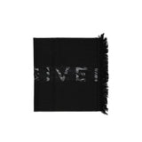 Givenchy Black Virgin Wool Scarf