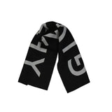 Givenchy Black Virgin Wool Scarf