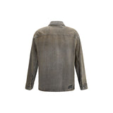Fendi Gray Denim Shirt