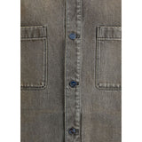 Fendi Gray Denim Shirt