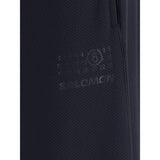 MM6 Black Polyester Athletic Pants