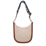 Valentino Garavani Beige Fabric Crossbody Bag