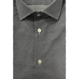 Baldinini Trend Blue Cotton Men Shirt