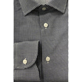 Baldinini Trend Blue Cotton Men Shirt