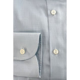 Baldinini Trend Light Blue Cotton Men Shirt