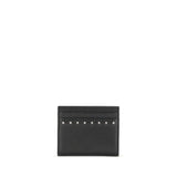 Valentino Garavani Black Calf Leather Bos Taurus Wallet