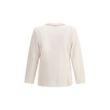 Lardini Cream Wool Coat