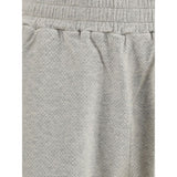 Represent Cream Cotton Bermuda Shorts