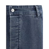 Jacquemus Blue Cotton Jeans Denim