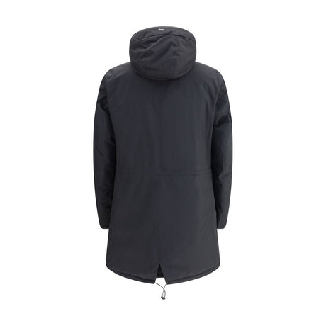 Herno Black Polyester Parka