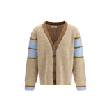 Ami Paris Beige Wool Cardigan