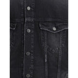 Balenciaga Black Cotton Denim Jacket