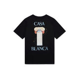 Casablanca Black Cotton T-Shirt