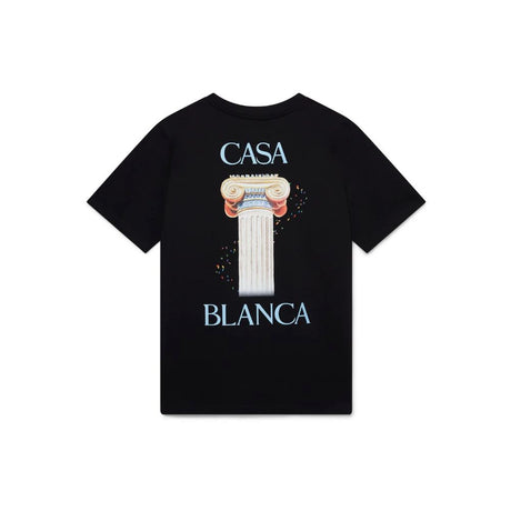 Casablanca Black Cotton T-Shirt