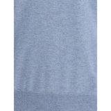 Brunello Cucinelli Light Blue Cashmere Cashmere Sweater