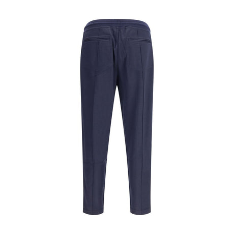 Brunello Cucinelli Blue Cashmere Athletic Pants