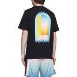 Casablanca Black Cotton T-Shirt