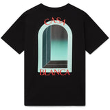 Casablanca Black Cotton T-Shirt