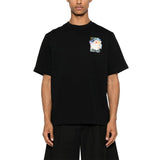 Casablanca Black Cotton T-Shirt