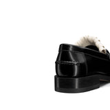 Dior Black Calfskin Slip-On Loafers