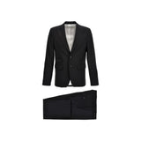 Dsquared² Black Elastane Two-Piece Suit