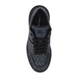 Dolce & Gabbana Black Cotton Low Top Sneakers