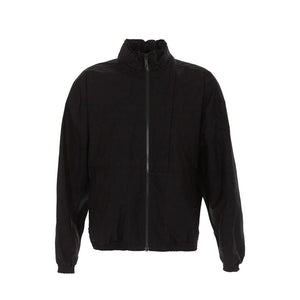 Marcelo Burlon Black Cotton Shell Jacket