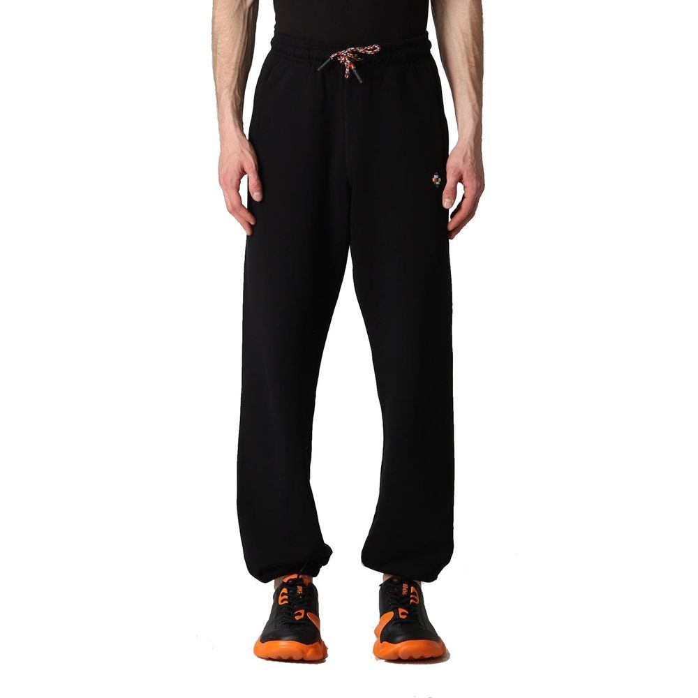 Marcelo Burlon Black Cotton Joggers (Workout Pants)
