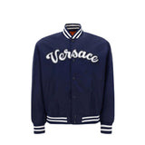 Versace Blue Nylon Bomber