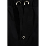 Versace Black Cotton Casual Pants