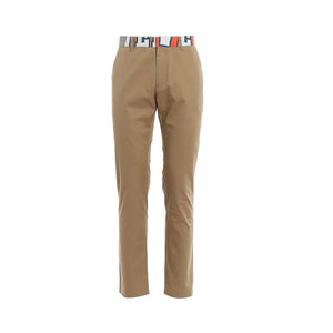 Versace Beige Cotton Chino Pants
