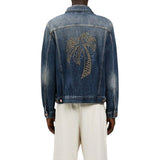 Palm Angels Blue Cotton Denim Jacket