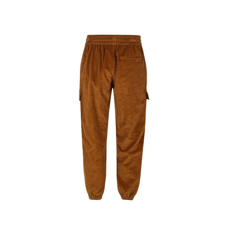 Marcelo Burlon Brown Cotton Casual Pants