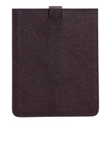 Dolce & Gabbana Dark Brown Leather Logo Plaque Cover Sleeve Tablet Case