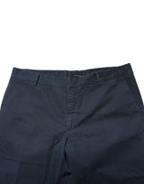 Master Coat Blue Skinny Fit Mid Waist Men Chino Trouser Pants