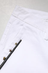 AGLINI White Skinny Fit Mid Waist Men Denim Trouser Jeans