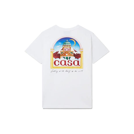 Casablanca White Cotton T-Shirt